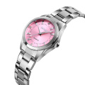 SKMEI 1620  stainless steel beautiful wrist watches 3atm quartz watch gold lady watch